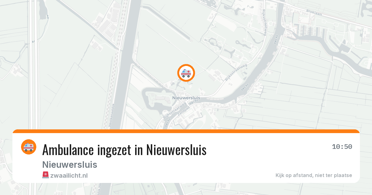 Ambulance ingezet in Nieuwersluis — 21 jul 2026