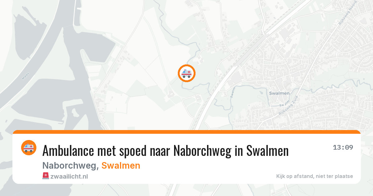 Ambulance met spoed naar Naborchweg in Swalmen — 22 jul 2026