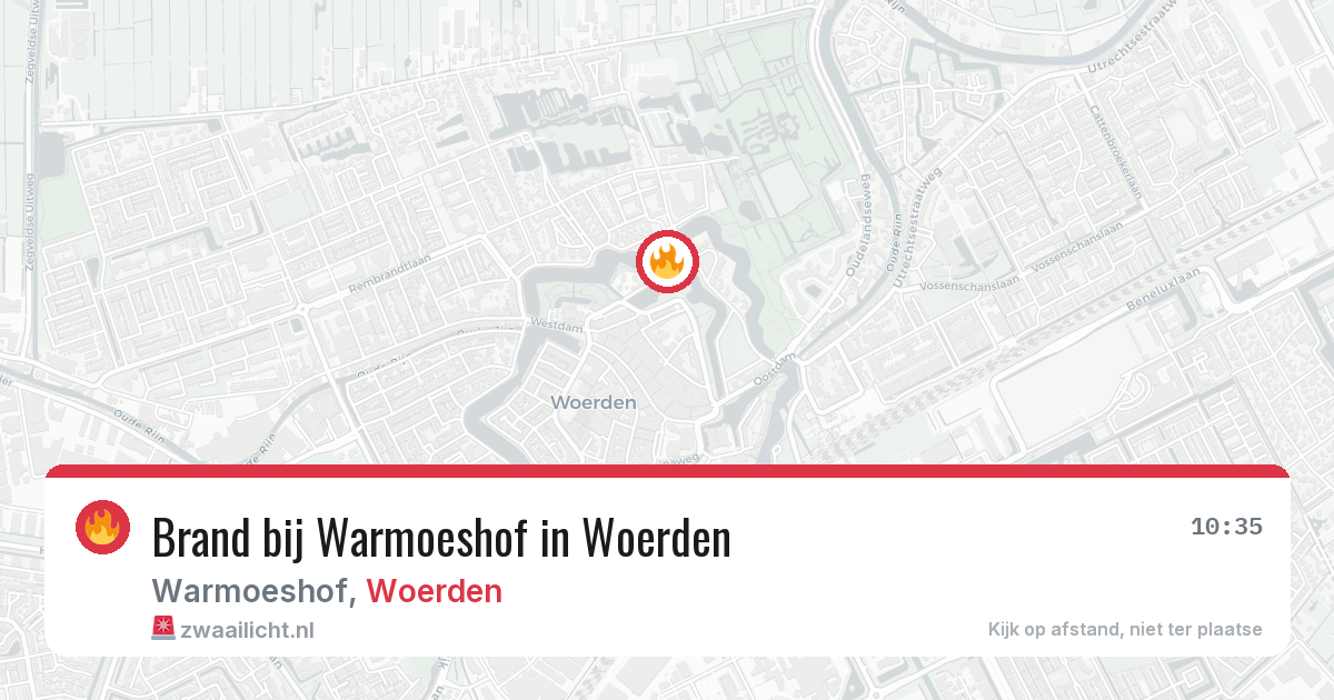 Brand bij Warmoeshof in Woerden — 28 jun 2026