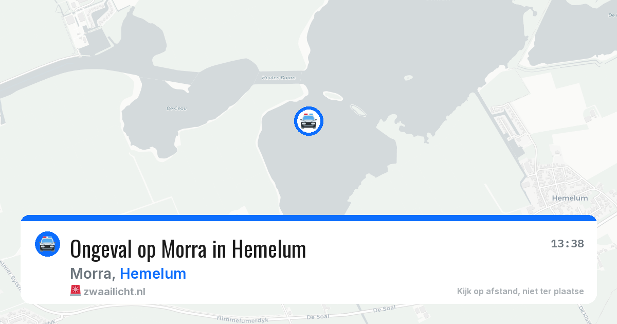 Ongeval op Morra in Hemelum — 28 mrt 2026