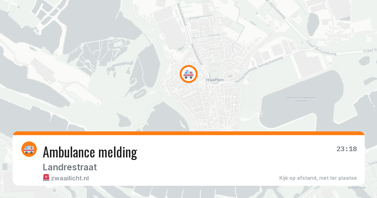Ambulance melding — 13 jun 2026