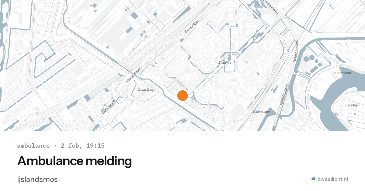 Ambulance melding — 2 feb 2026