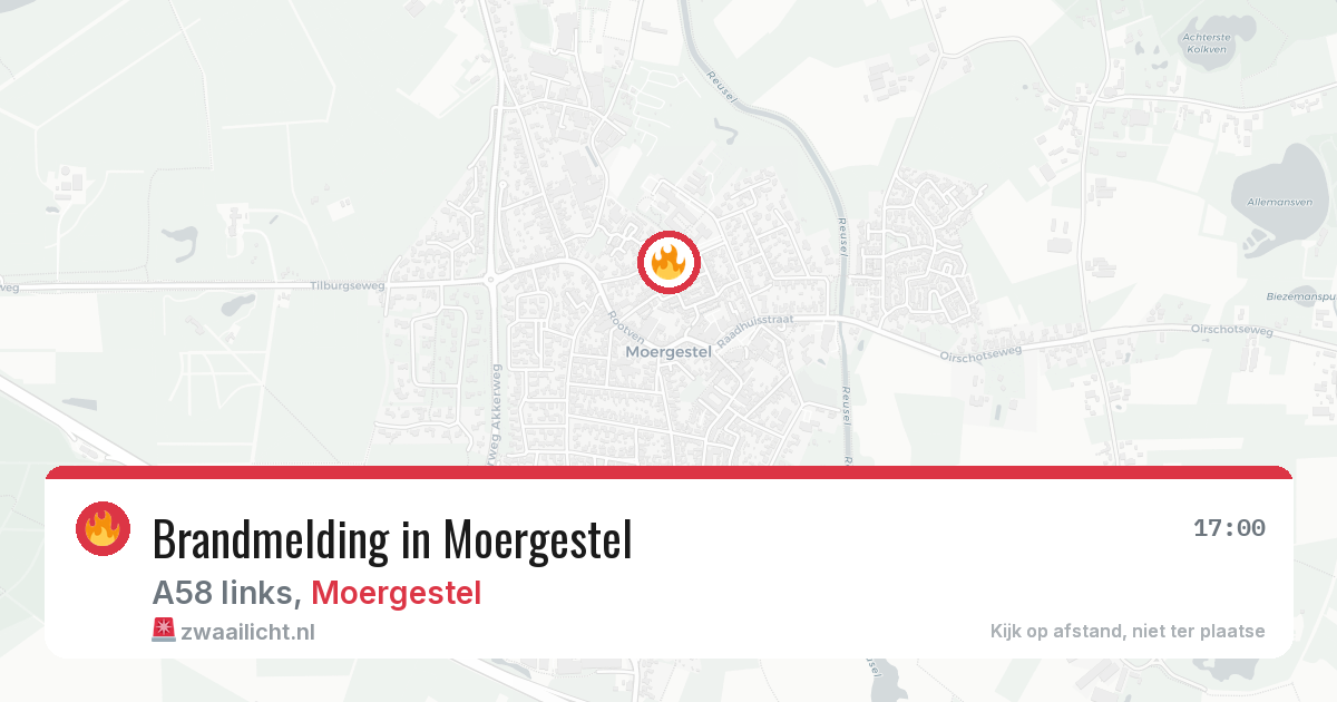 Brandmelding in Moergestel — 4 aug 2026