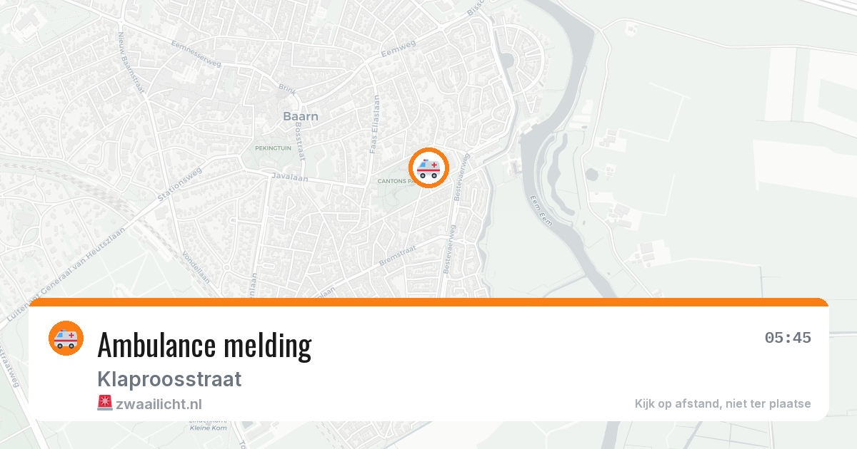 Ambulance melding — 28 jun 2026