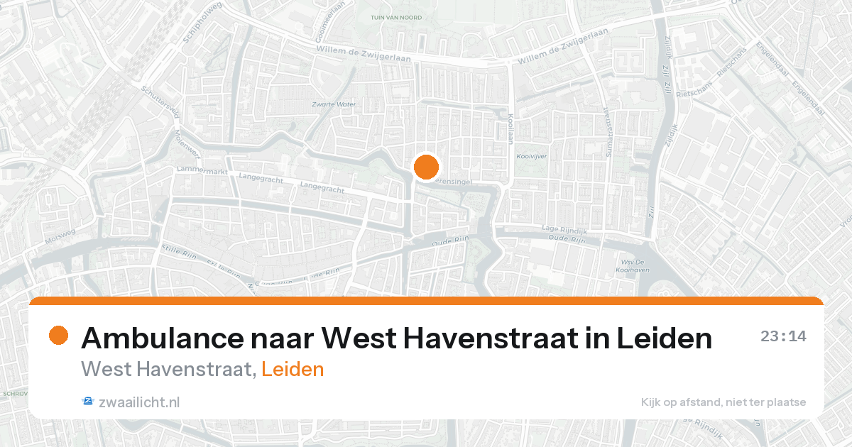 Ambulance naar West Havenstraat in Leiden — 7 feb 2026