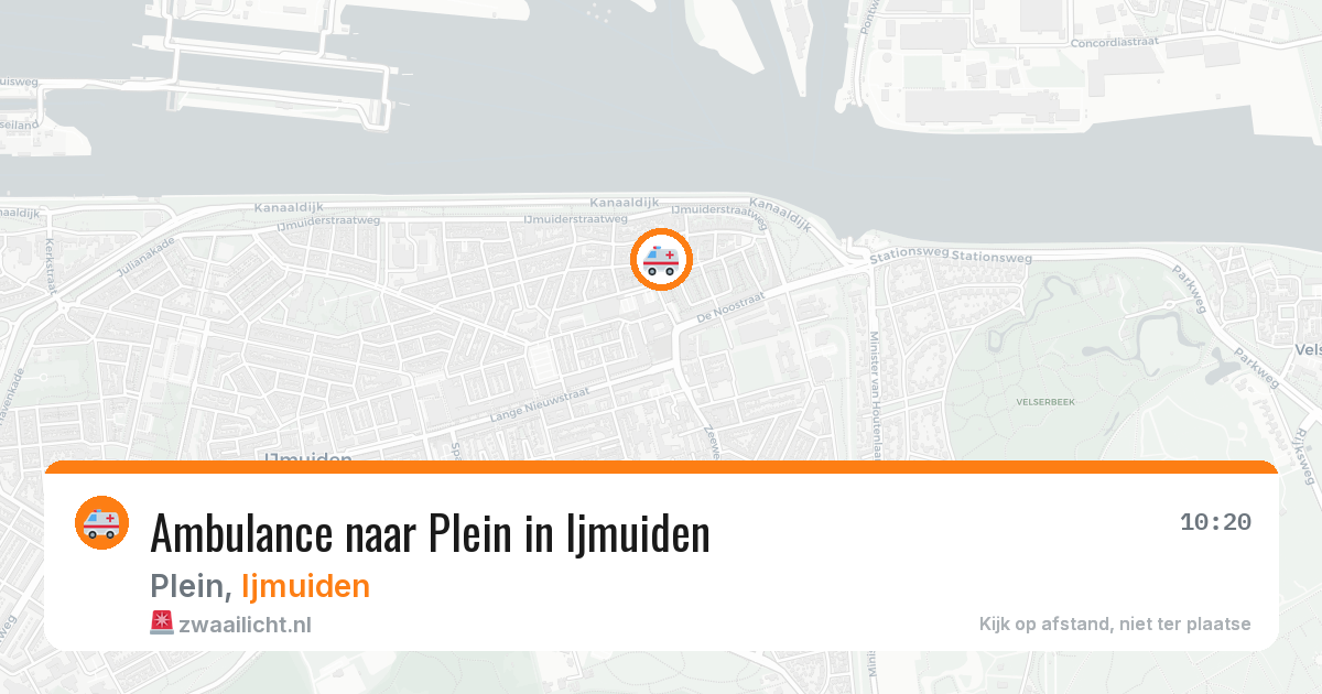 Ambulance naar Plein in Ijmuiden — 8 jun 2026
