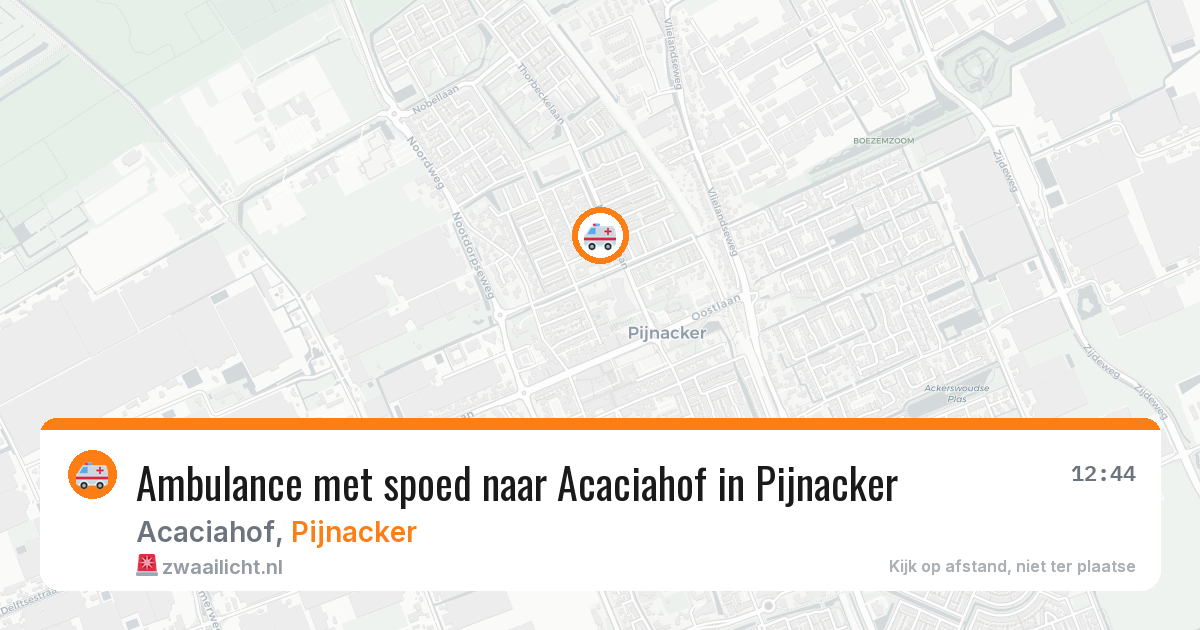 Ambulance met spoed naar Acaciahof in Pijnacker — 15 feb 2026