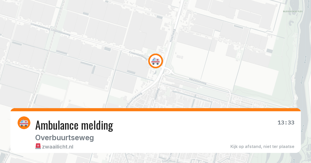 Ambulance melding — 4 aug 2026