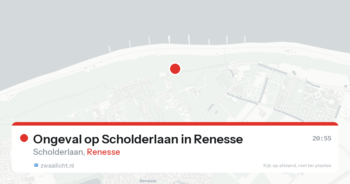 Ongeval op Scholderlaan in Renesse — 16 aug 2026