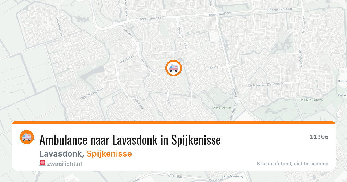 Ambulance naar Lavasdonk in Spijkenisse — 17 jun 2026