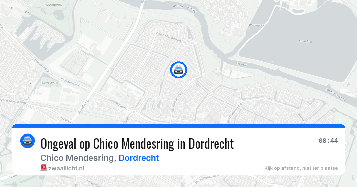 Ongeval op Chico Mendesring in Dordrecht — 29 jun 2026