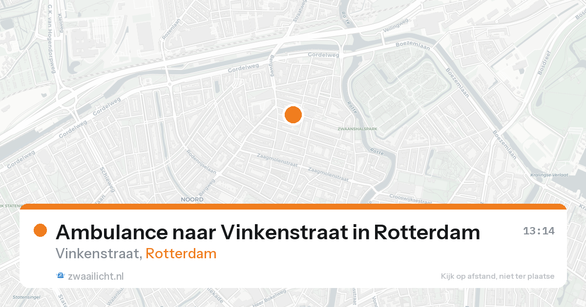 Ambulance naar Vinkenstraat in Rotterdam — 30 mei 2026