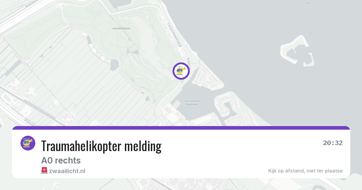 Traumahelikopter melding — 4 mei 2026
