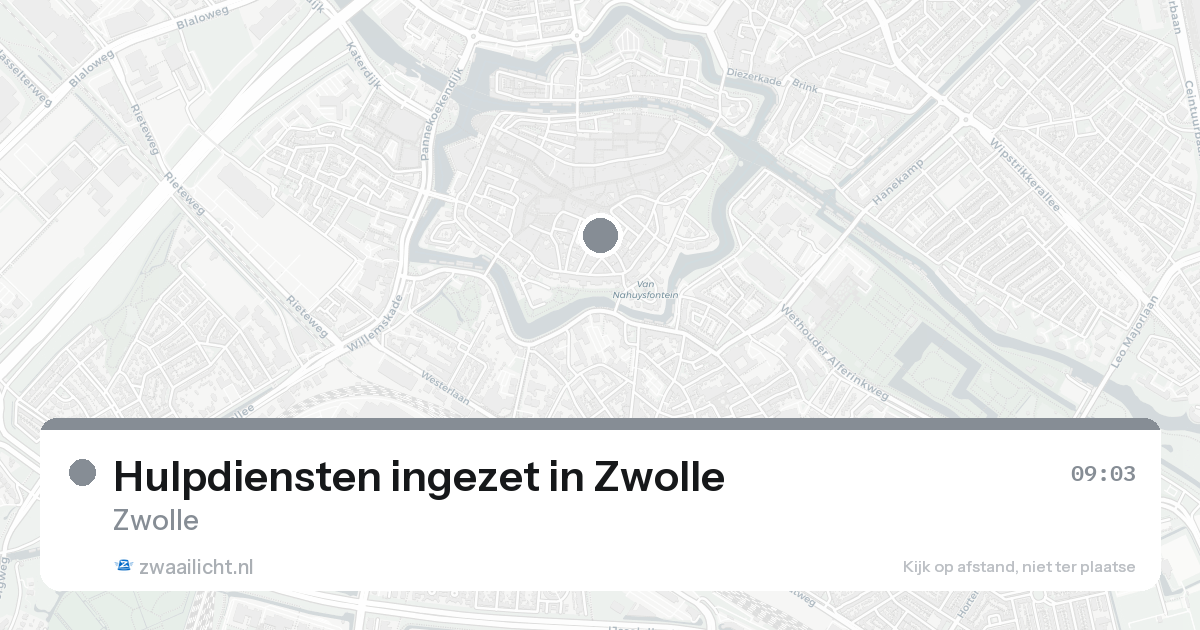 Hulpdiensten ingezet in Zwolle — 8 feb 2026 | 🚨 Zwaailicht.nl