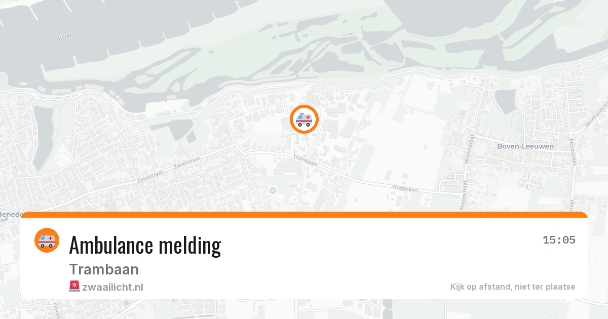 Ambulance melding — 5 mei 2026
