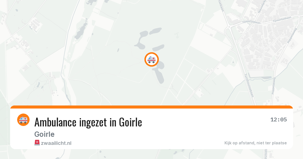Ambulance ingezet in Goirle — 30 mei 2026