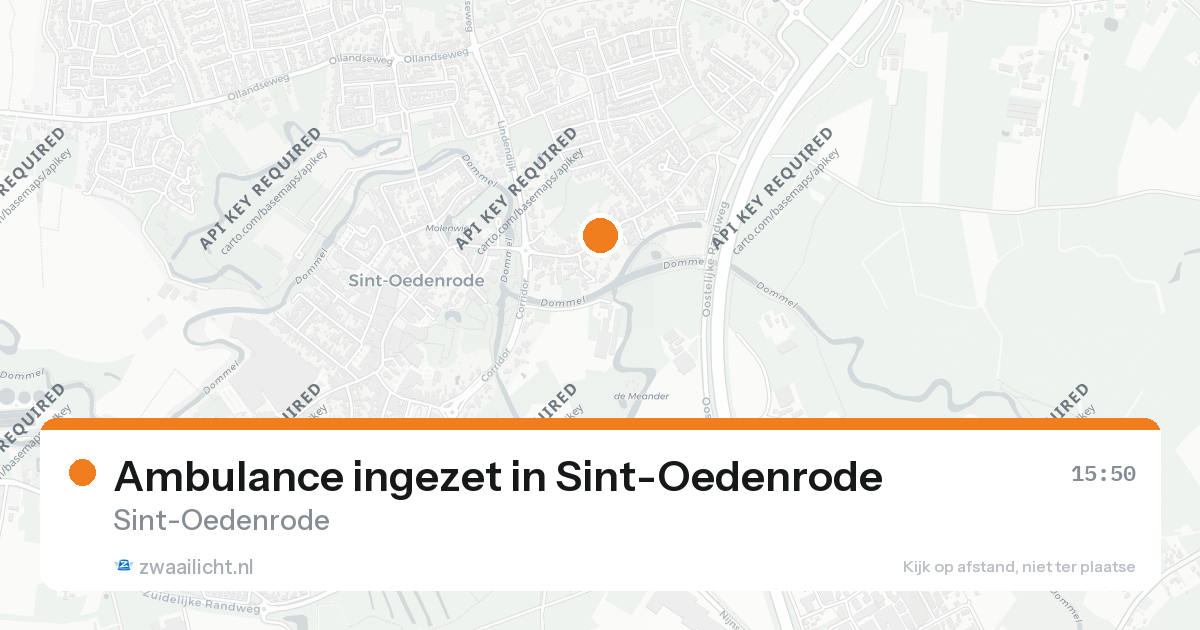 Ambulance ingezet in Sint-Oedenrode — 26 aug 2026