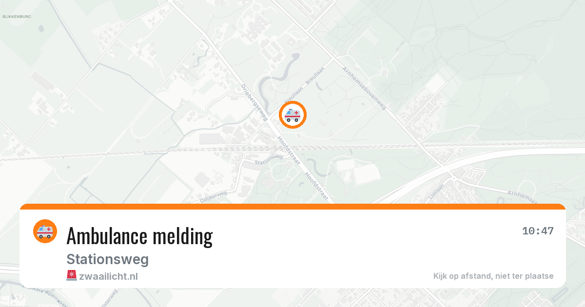 Ambulance melding — 2 aug 2026