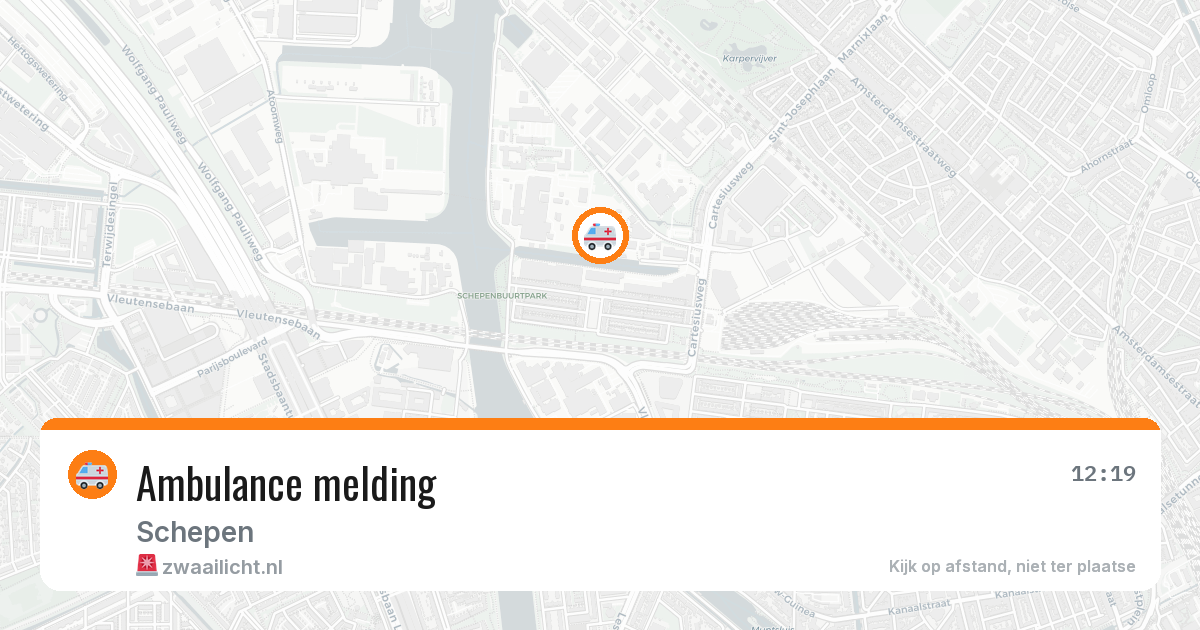 Ambulance melding — 30 jan 2026