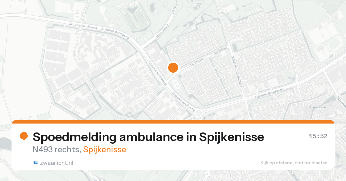Spoedmelding ambulance in Spijkenisse — 23 aug 2026