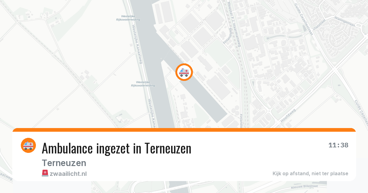 Ambulance ingezet in Terneuzen — 11 aug 2026