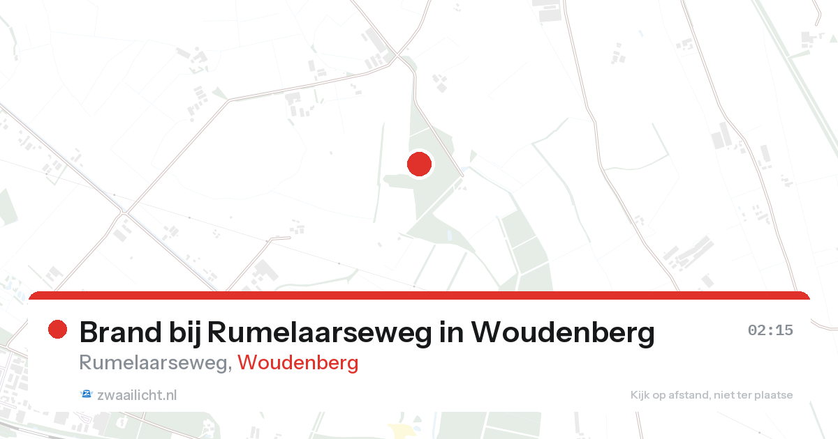 Brand bij Rumelaarseweg in Woudenberg — 27 aug 2026