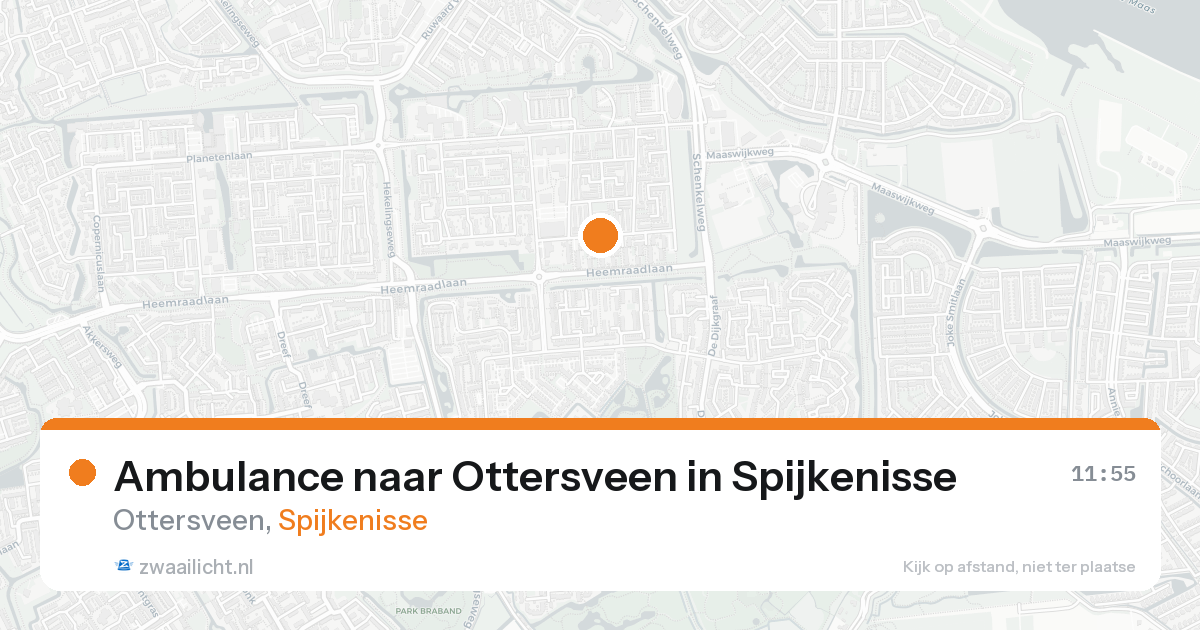 Ambulance naar Ottersveen in Spijkenisse — 18 aug 2026