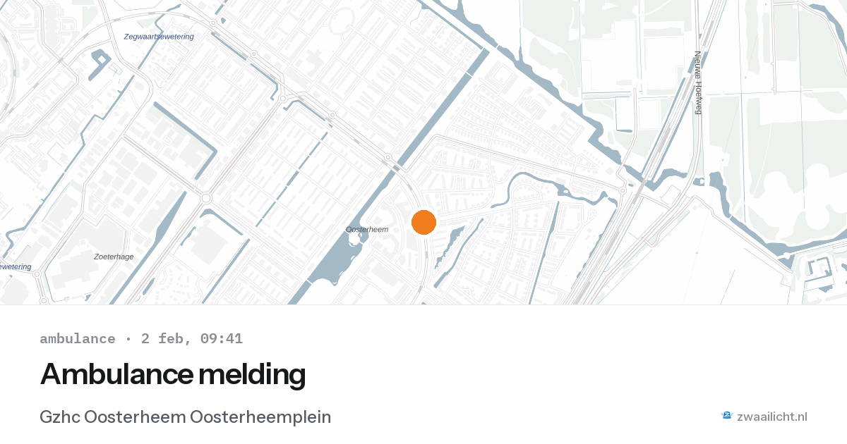 Ambulance melding — 2 feb 2026