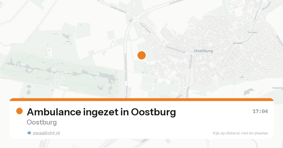 Ambulance ingezet in Oostburg — 19 aug 2026