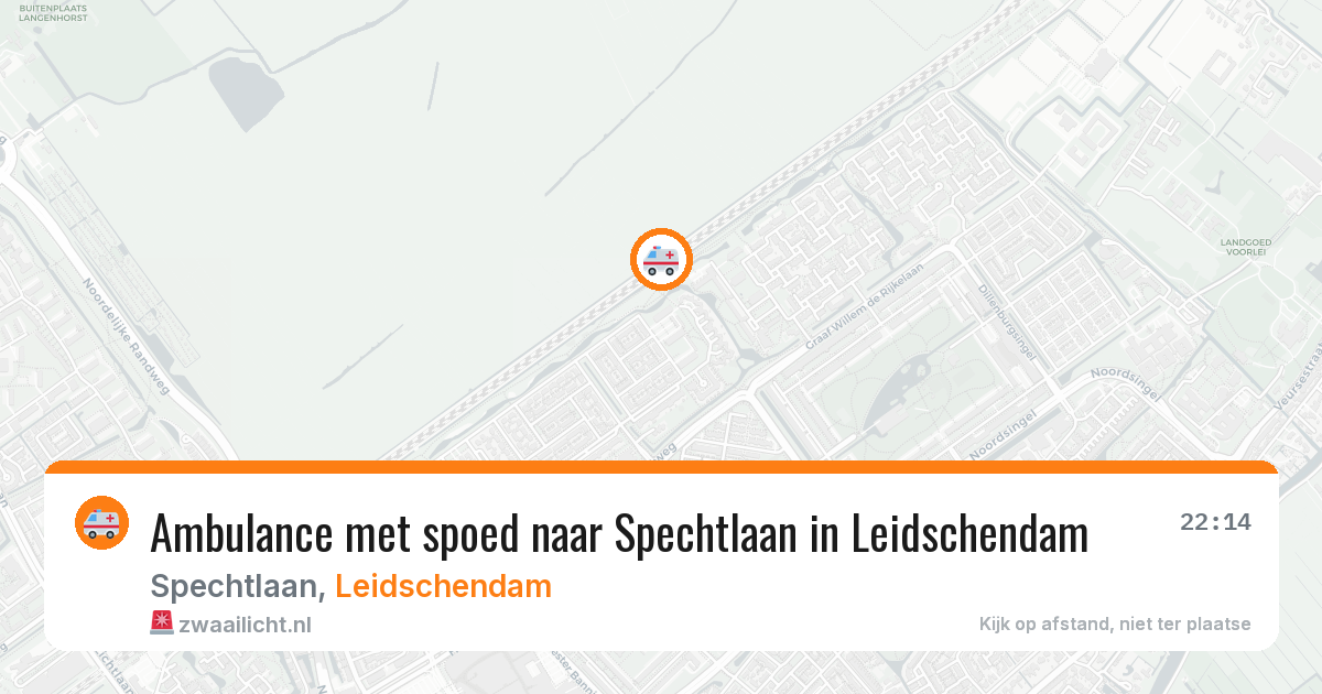 Ambulance met spoed naar Spechtlaan in Leidschendam — 18 jan 2026