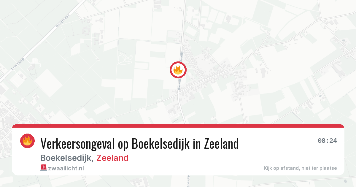 Verkeersongeval op Boekelsedijk in Zeeland — 5 jul 2026