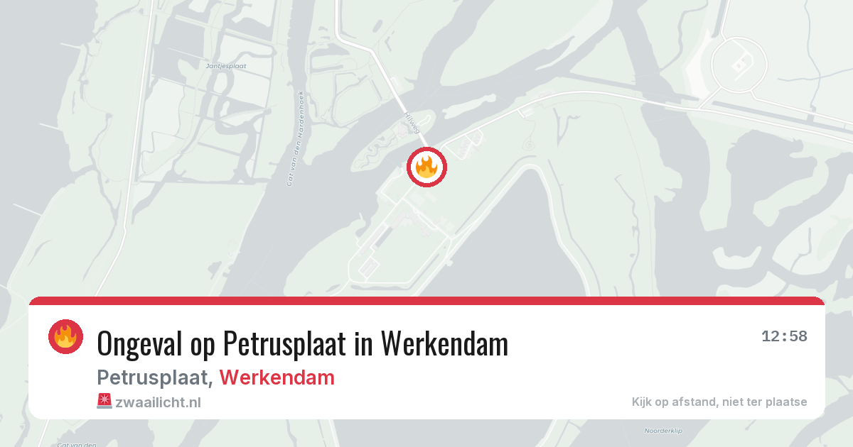 Ongeval op Petrusplaat in Werkendam — 30 apr 2026