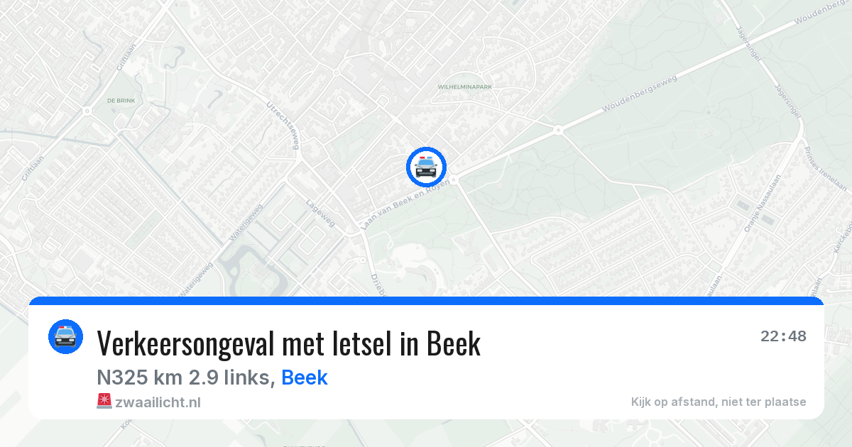 Verkeersongeval met letsel in Beek — 3 mrt 2026