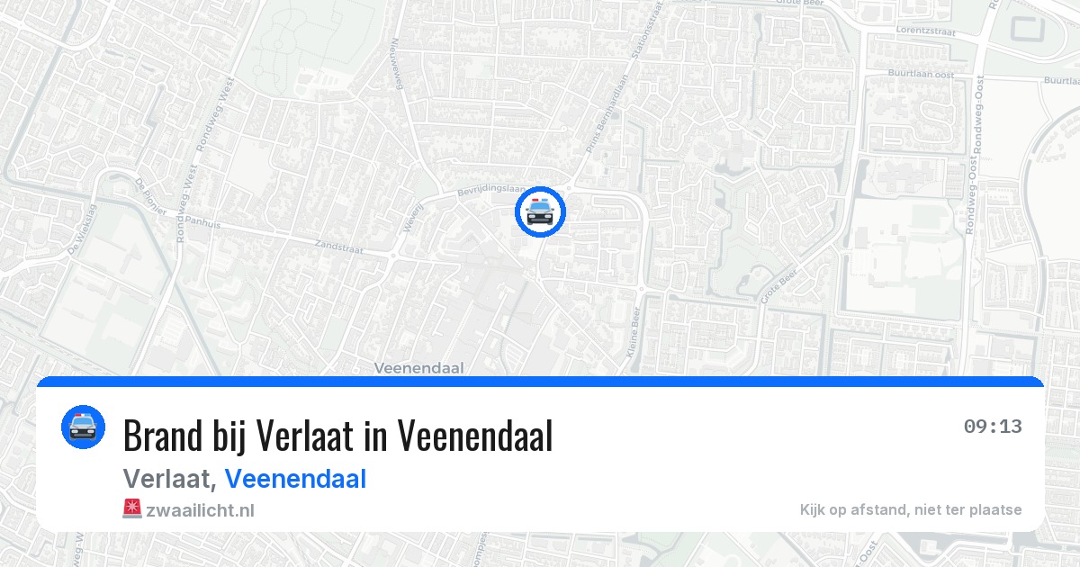 Brand bij Verlaat in Veenendaal — 11 mei 2026