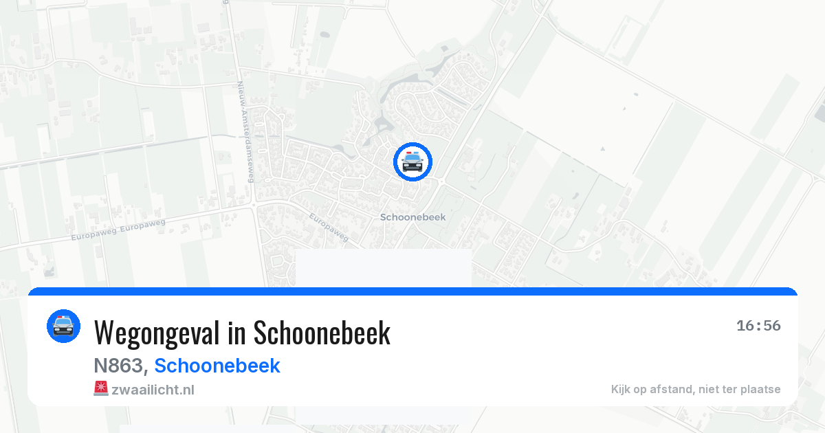 Wegongeval in Schoonebeek — 18 mrt 2026