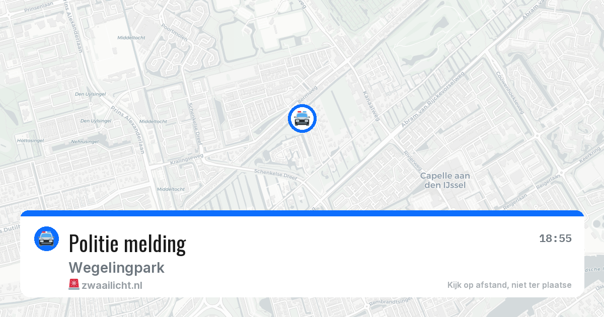 Politie melding — 9 mei 2026