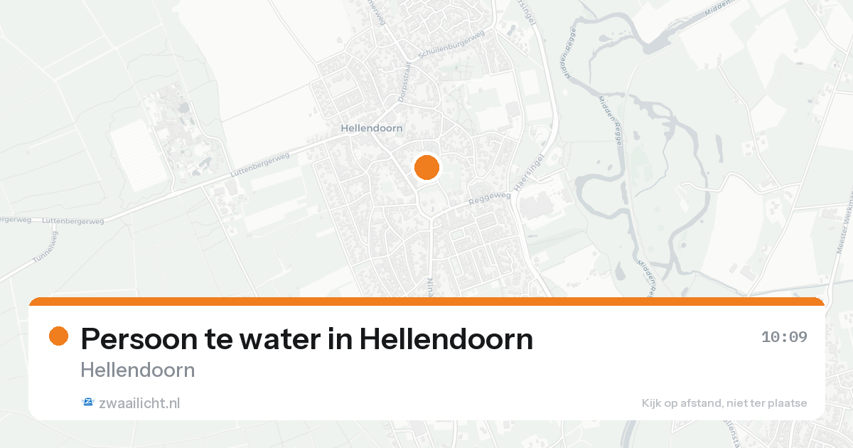 Persoon te water in Hellendoorn — 21 aug 2026