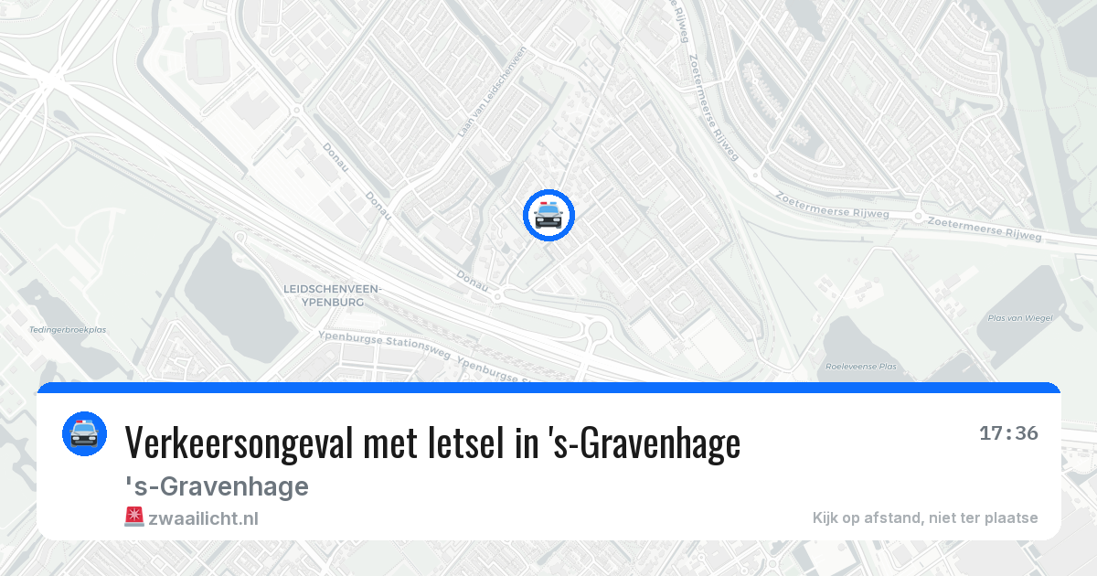 Verkeersongeval met letsel in 's-Gravenhage — 8 apr 2026