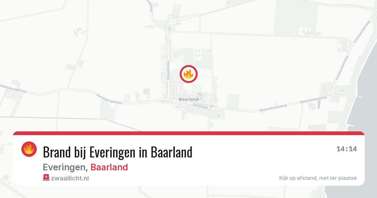 Brand bij Everingen in Baarland — 28 jun 2026