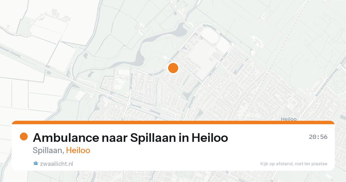 Ambulance naar Spillaan in Heiloo — 31 mei 2026
