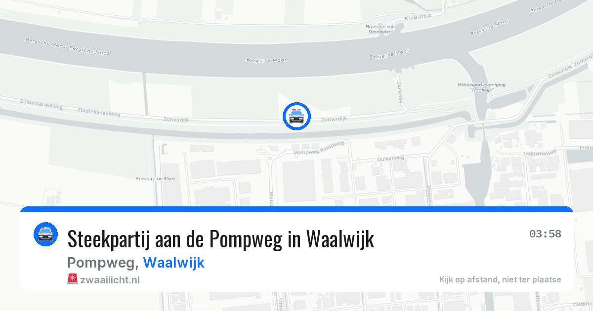 Steekpartij aan de Pompweg in Waalwijk — 2 aug 2026