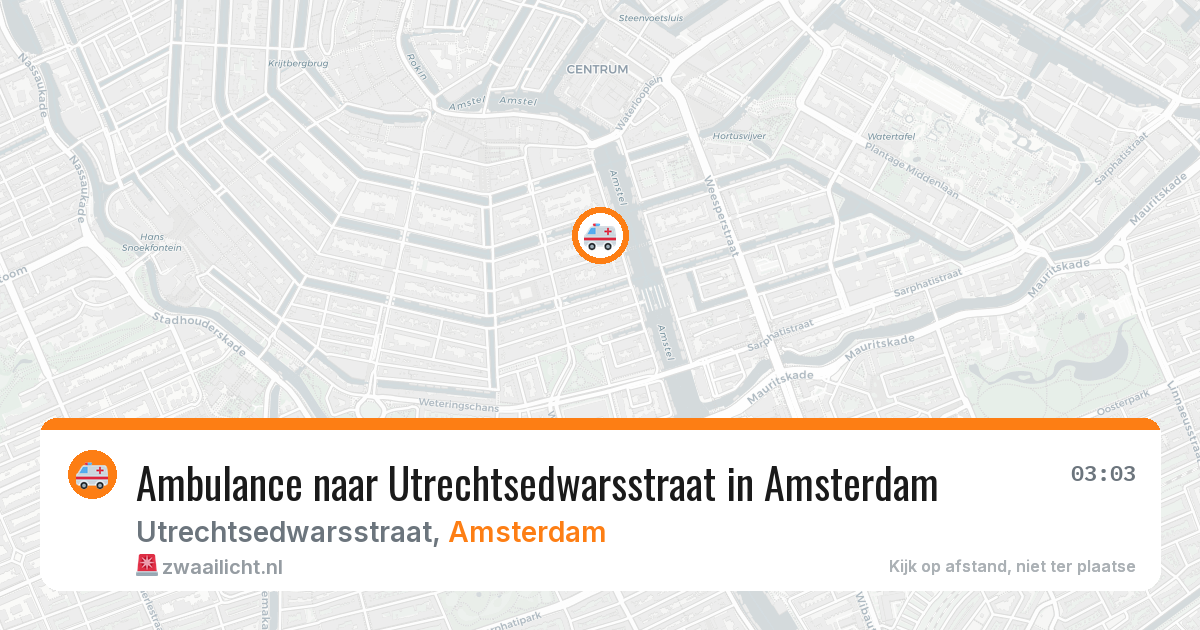 Ambulance naar Utrechtsedwarsstraat in Amsterdam — 30 jan 2026