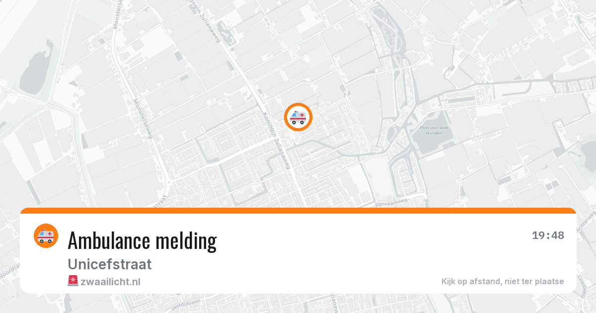 Ambulance melding — 8 jul 2026
