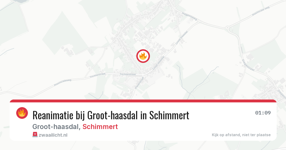 Reanimatie bij Groot-haasdal in Schimmert — 15 mrt 2026