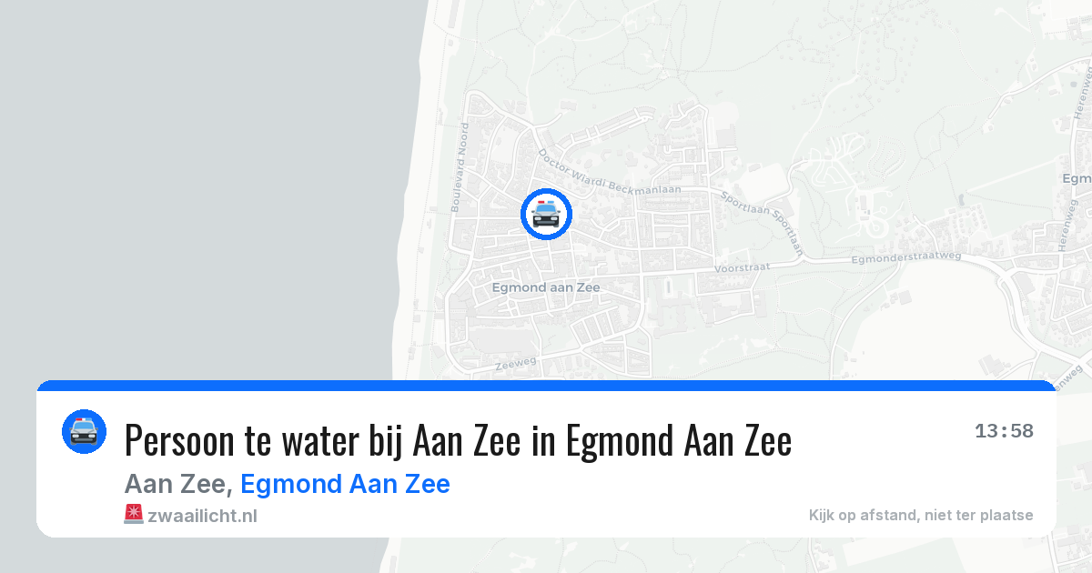 Persoon te water bij Aan Zee in Egmond Aan Zee — 6 aug 2026