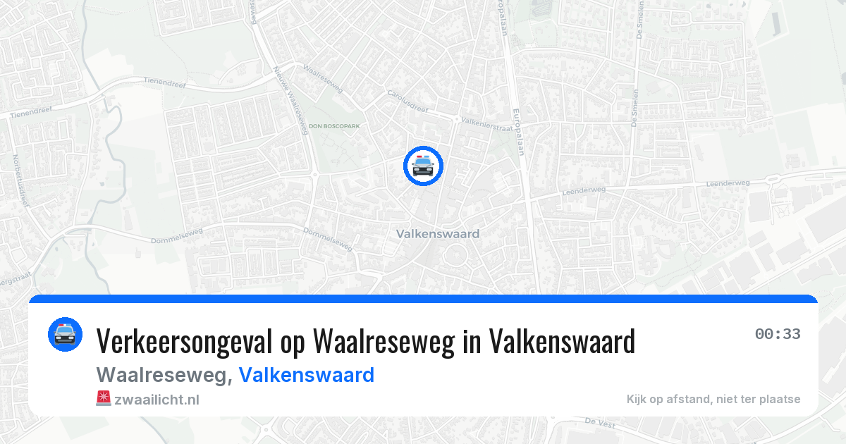 Verkeersongeval op Waalreseweg in Valkenswaard — 5 jun 2026