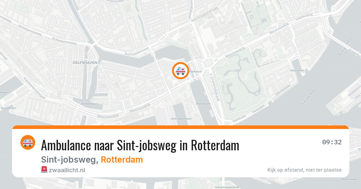 Ambulance naar Sint-jobsweg in Rotterdam — 12 mrt 2026