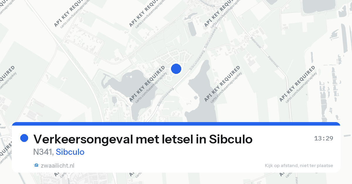 Verkeersongeval met letsel in Sibculo — 24 aug 2026