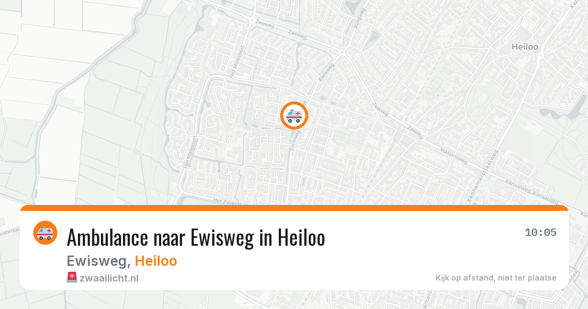 Ambulance naar Ewisweg in Heiloo — 31 jul 2026