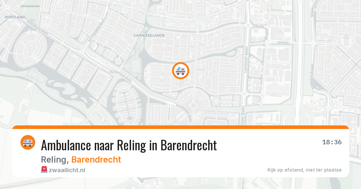 Ambulance naar Reling in Barendrecht — 12 jun 2026